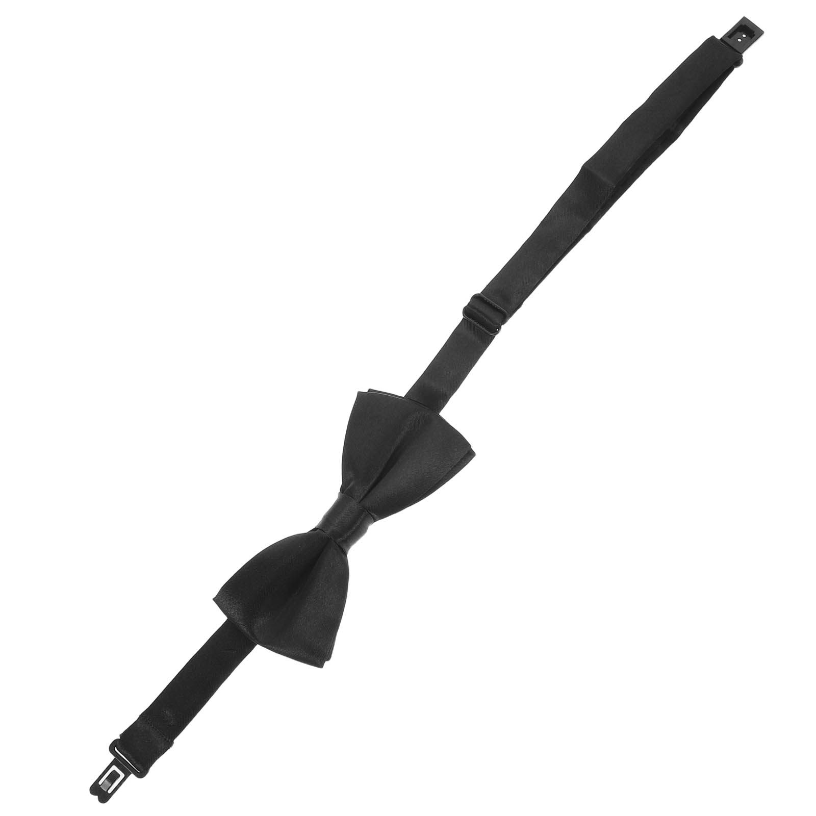 Bow Tie Pre Tied - Adjustable Pre-Tied Boys Bow Tie Black