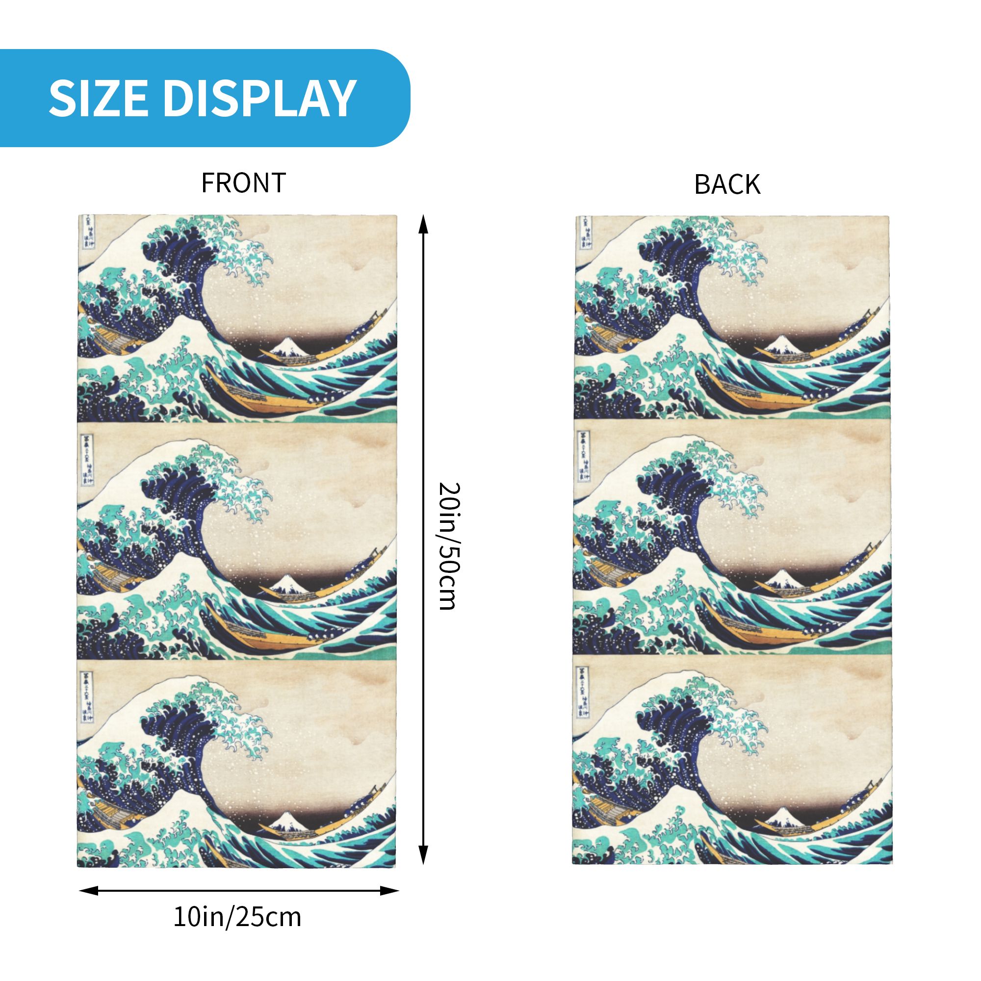 The Great Wave off Kanagawa Wi - Neck Warmer Tube ulasan dan harga