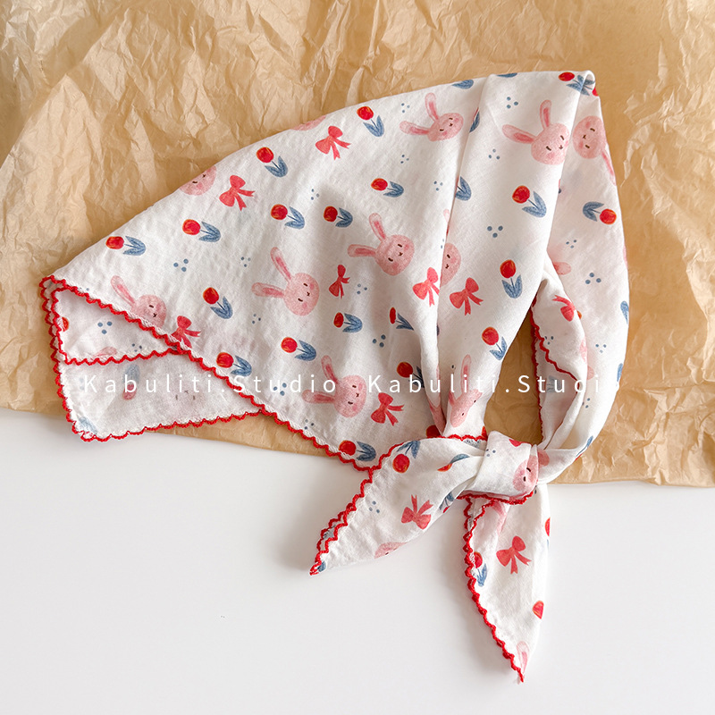 Cotton Linen Square Scarf  58  - Head Wrap Turban ulasan dan harga