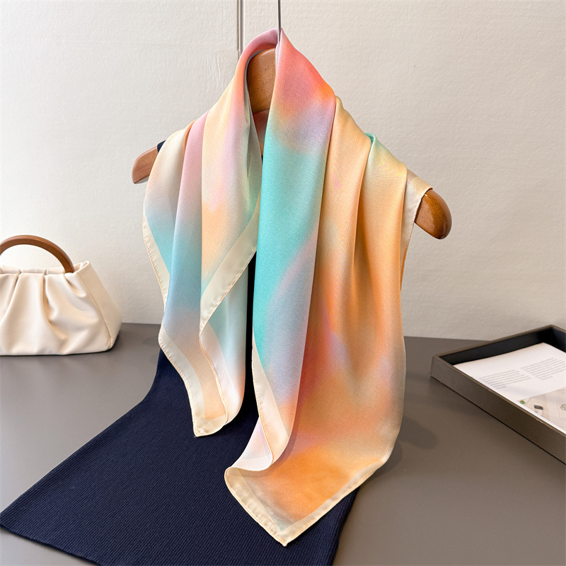 2025 Design Fashion Square Sil - Scarf Silk Square ulasan dan harga