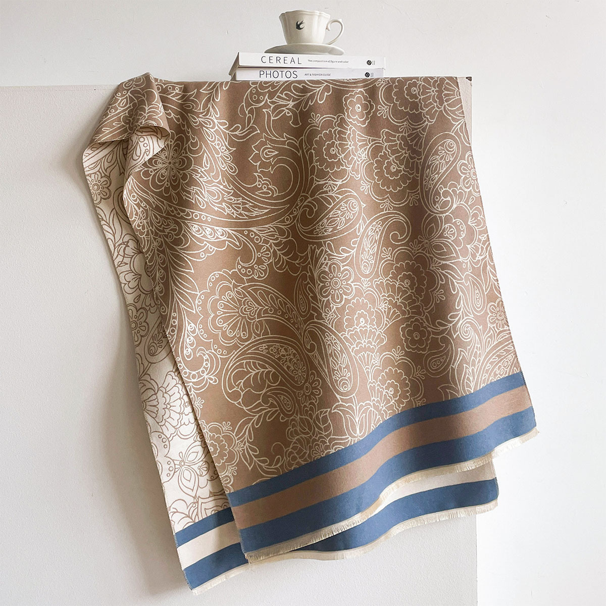 Warm Imitation Cashmere Scarf  - Pashmina Wrap Large ulasan dan harga