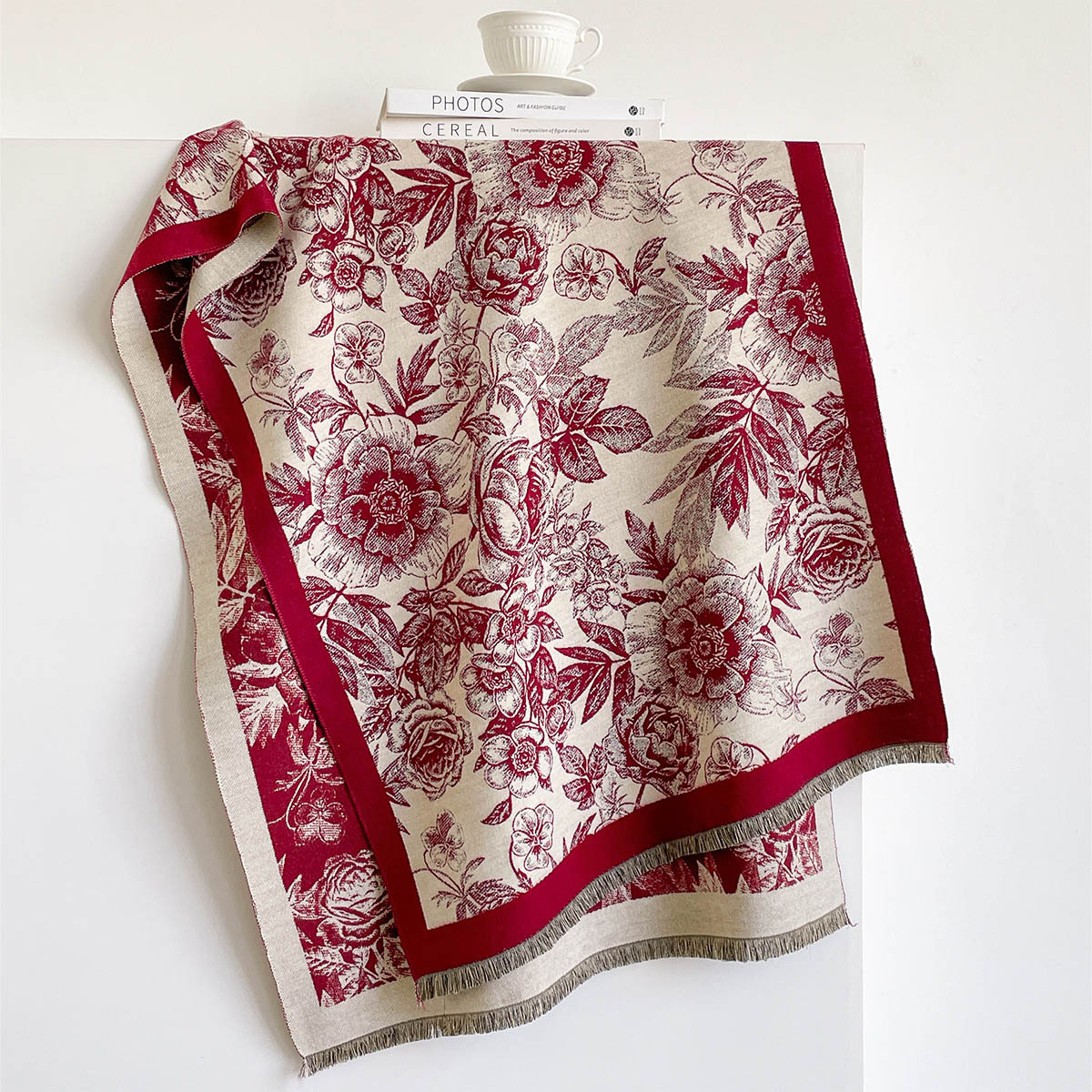 Imitation Cashmere Scarf Women - Pashmina Wrap Large ulasan dan harga
