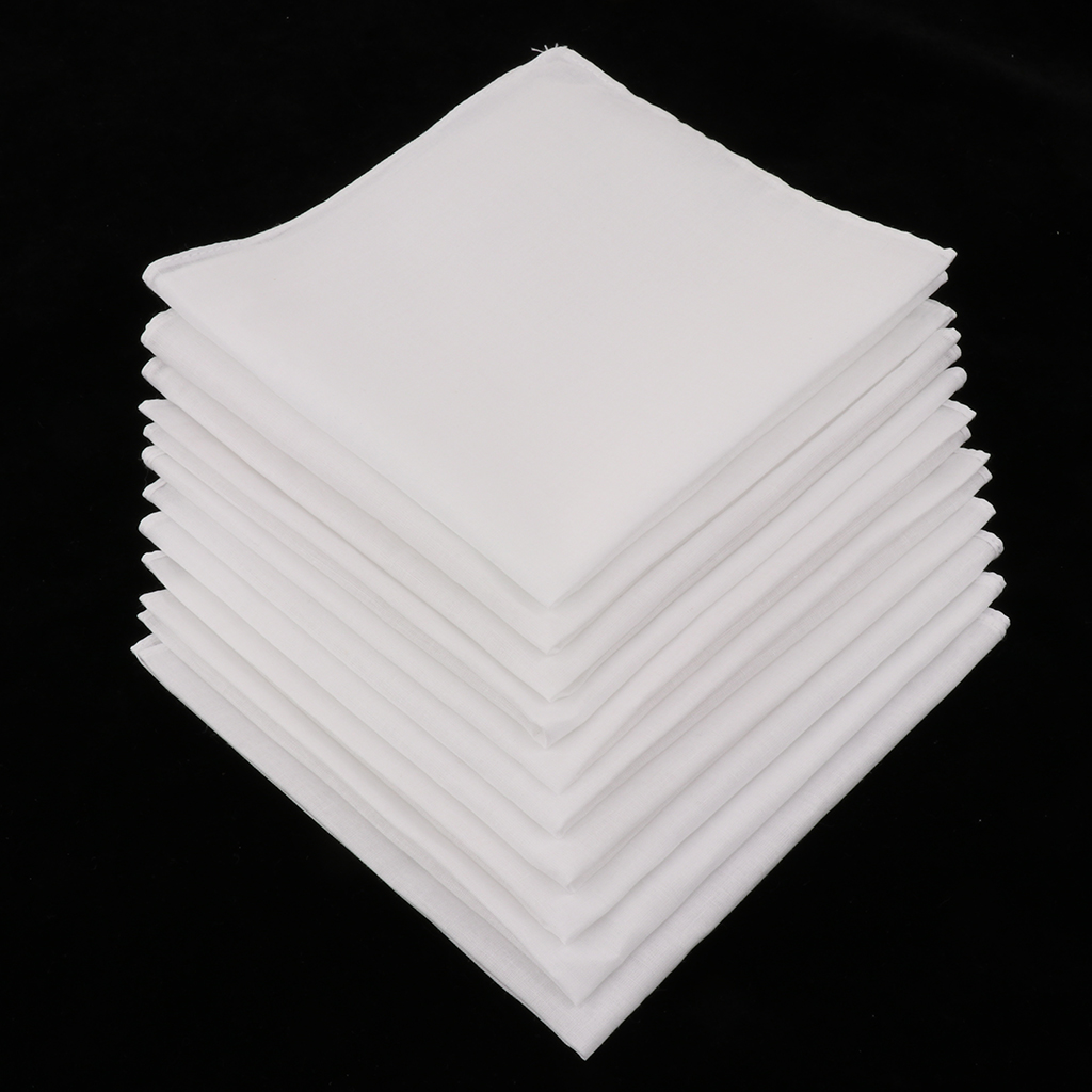 20/40pcs Plain Check Pocket Sq - Pocket Square Set ulasan dan harga