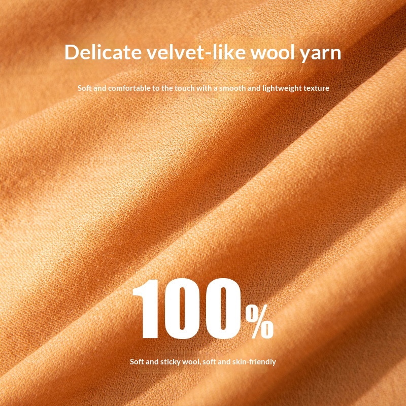 100% Wool Scarf Ultra Soft Lar - Pashmina Wrap Large ulasan dan harga