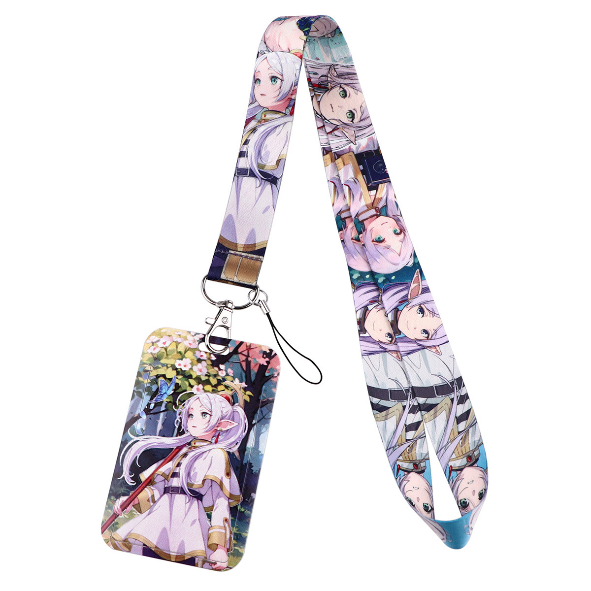 Frieren Retro Style Credential - Lanyard Badge Holder ulasan dan harga